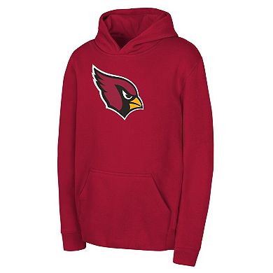 Youth Cardinal Arizona Cardinals Team Logo Pullover Hoodie