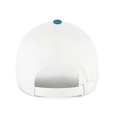 Men's '47 White/Teal Texas Rangers Contemporary Tonal Clean Up Adjustable Hat