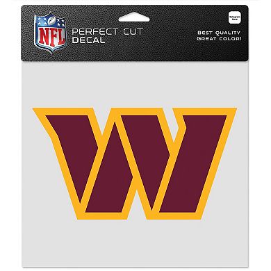 WinCraft Washington Commanders 8" x 8" Perfect Cut Color Decal