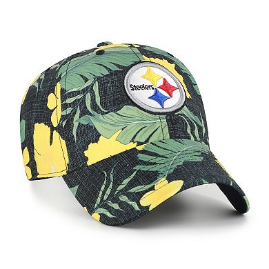 Men's '47 Black Pittsburgh Steelers Beach Side Clean Up Adjustable Hat