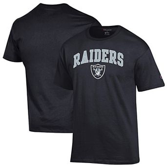 Men's Champion Black Las Vegas Raiders Arch Over Logo T-Shirt