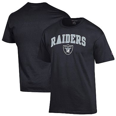 Men's Champion Black Las Vegas Raiders Arch Over Logo T-Shirt