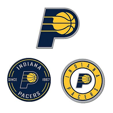 WinCraft Indiana Pacers 3-Pack Premium Fridge Magnet Set