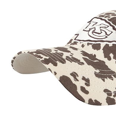 Women's '47 Natural Kansas City Chiefs Bessie Clean Up Adjustable Hat