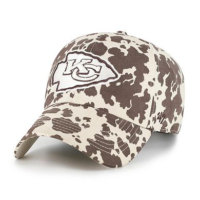 Women's '47 Natural Kansas City Chiefs Bessie Clean Up Adjustable Hat