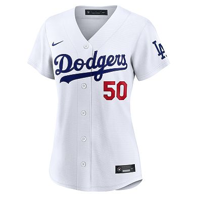 Women's Nike Mookie Betts White Los Angeles Dodgers Home Stadium Jersey