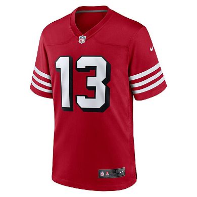 Men's Nike Brock Purdy Scarlet San Francisco 49ers Alternate Game Player Jersey