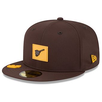 Men's New Era Brown San Diego Padres 2026 Clubhouse Alternate 59FIFTY Fitted Hat