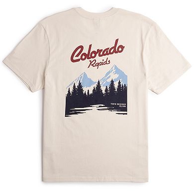 Unisex White Topo Designs x Colorado Rapids Graphic T-Shirt