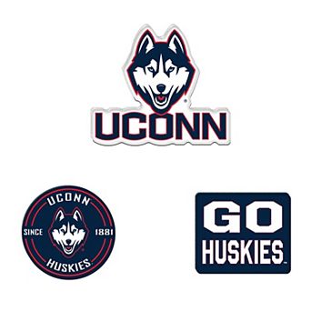 WinCraft UConn Huskies 3-Pack Premium Fridge Magnet Set