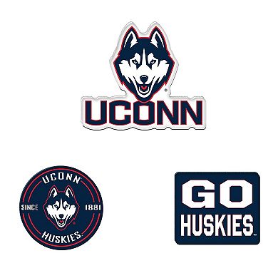WinCraft UConn Huskies 3-Pack Premium Fridge Magnet Set