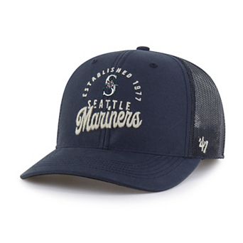 Men's '47 Navy Seattle Mariners Pitstop Trucker Adjustable Hat