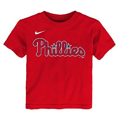 Infant Nike Bryce Harper Red Philadelphia Phillies Name & Number T-Shirt