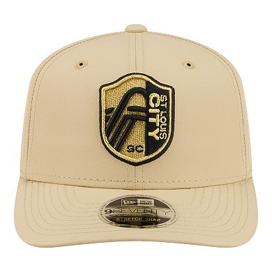 Youth New Era Tan St. Louis CITY SC Jersey Hook 9SEVENTY Stretch-Snap Adjustable Hat