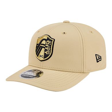 Youth New Era Tan St. Louis CITY SC Jersey Hook 9SEVENTY Stretch-Snap Adjustable Hat