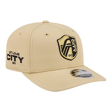 Youth New Era Tan St. Louis CITY SC Jersey Hook 9SEVENTY Stretch-Snap Adjustable Hat