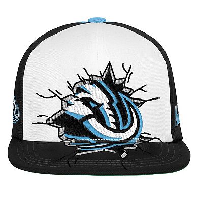 Youth Mitchell & Ness Navy Utah Mammoth Mascot Snapback Hat
