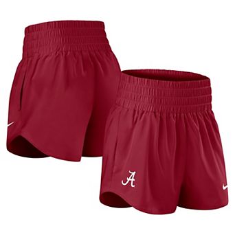 Women's Nike Crimson Alabama Crimson Tide Performance One Dri-FIT High-Rise Shorts