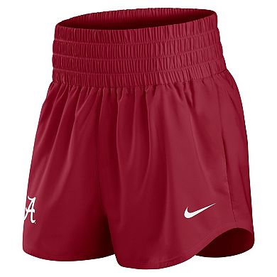 Women's Nike Crimson Alabama Crimson Tide Performance One Dri-FIT High-Rise Shorts
