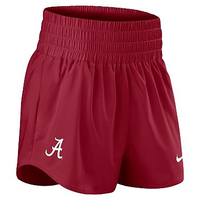 Women's Nike Crimson Alabama Crimson Tide Performance One Dri-FIT High-Rise Shorts