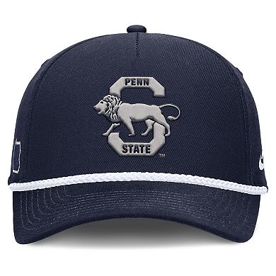 Unisex Nike Navy Penn State Nittany Lions 2026 Basketball Refresh 5-Panel Rope Rise Hat