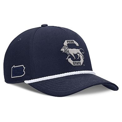 Unisex Nike Navy Penn State Nittany Lions 2026 Basketball Refresh 5-Panel Rope Rise Hat