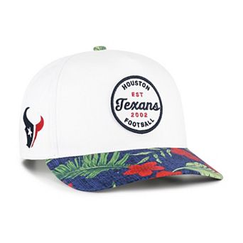 Men's '47 White/Navy Houston Texans Beach Side Hitch Adjustable Hat