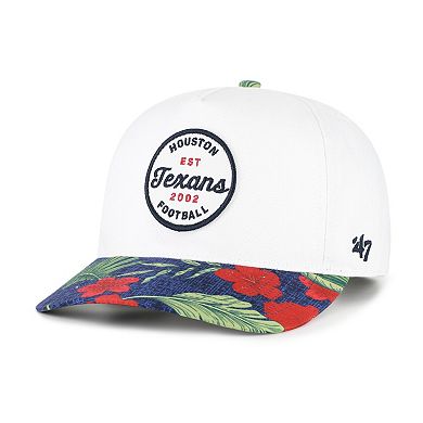 Men's '47 White/Navy Houston Texans Beach Side Hitch Adjustable Hat