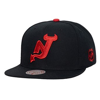 Men's Mitchell & Ness Black New Jersey Devils Legendary Away Snapback Hat