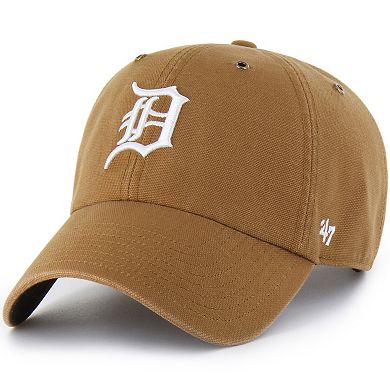 Men's Carhartt x '47 Brown Detroit Tigers Clean Up Adjustable Hat
