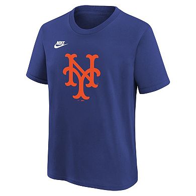 Youth Nike Royal New York Mets Team Logo T-Shirt