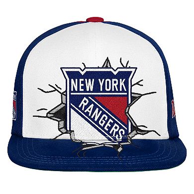 Youth Mitchell & Ness Navy New York Rangers Mascot Snapback Hat