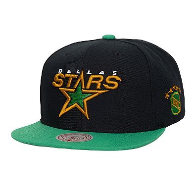 Men's Mitchell & Ness Black Dallas Stars Legendary Away Snapback Hat