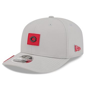 Men's New Era Gray Cincinnati Reds 2026 Clubhouse 9SEVENTY Adjustable Hat