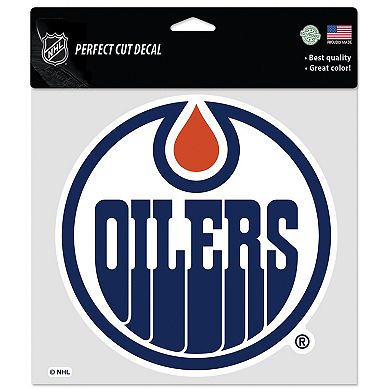 WinCraft Edmonton Oilers 8" x 8" Perfect Cut Color Decal