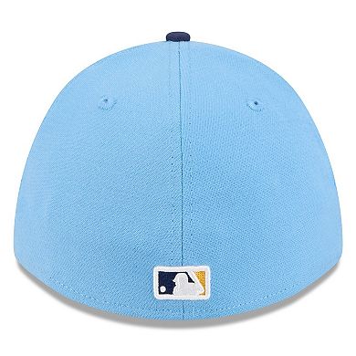 Men's New Era Light Blue/Navy Milwaukee Brewers 2026 Spring Training M-Crown 39THIRTY Flex Hat