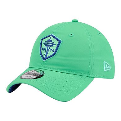 Men's New Era Green Seattle Sounders FC 2026 Jersey Hook 9TWENTY Adjustable Hat