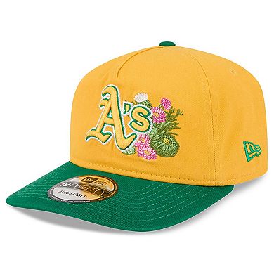 Youth New Era Gold/Green Athletics 2026 Spring Training 19TWENTY Adjustable Hat