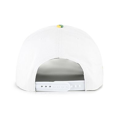 Men's '47 White/Green Green Bay Packers Beach Side Hitch Adjustable Hat