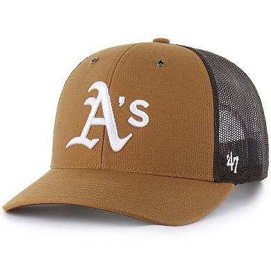 Men's Carhartt x '47 Brown Athletics Trucker Adjustable Hat