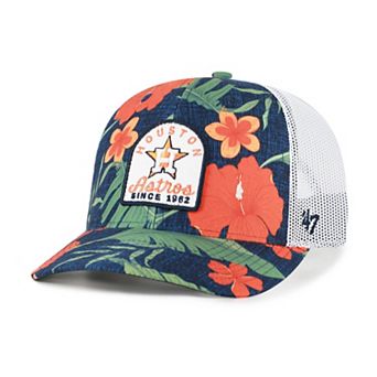 Men's '47 Navy Houston Astros Tei Beachside Adjustable Trucker Hat