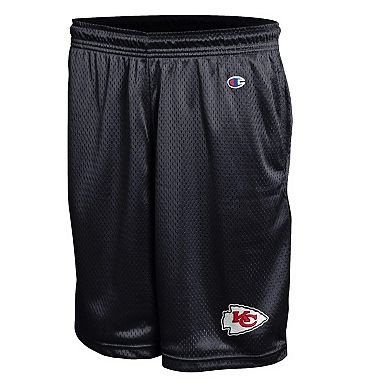 Men's Champion Black Kansas City Chiefs Classic Mesh Shorts