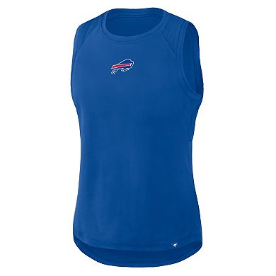 Women's Fanatics Royal Buffalo Bills Mesh Triumphant Win Tank Top