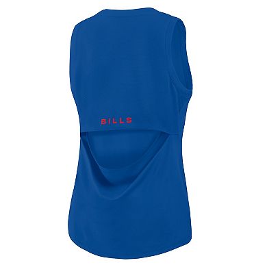 Women's Fanatics Royal Buffalo Bills Mesh Triumphant Win Tank Top