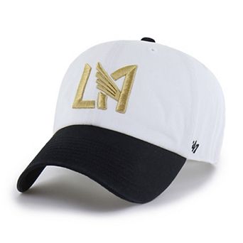 Men's '47 White LAFC Two-Tone Clean Up Adjustable Hat