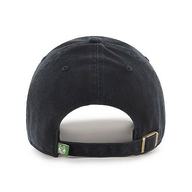 Men's '47 Milwaukee Bucks Black on Black Clean Up Adjustable Hat