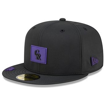 Men's New Era Black Colorado Rockies 2026 Clubhouse 59FIFTY Fitted Hat