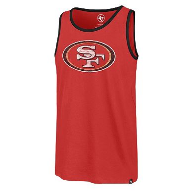Men's '47 Scarlet San Francisco 49ers Premier Franklin Tank Top