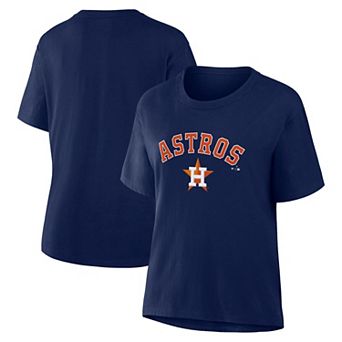 Women's Fanatics Navy Houston Astros Lockup Legacy T-Shirt