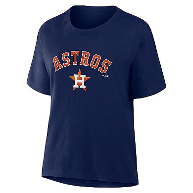 Women's Fanatics Navy Houston Astros Lockup Legacy T-Shirt